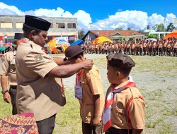 Bupati Jayawijaya Buka Jambore Cabang ke-V Pramuka, Diikuti 392 Anggota