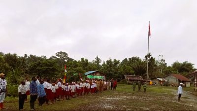 Perayaan HUT-80 RI di Distrik Awinbon Pegubin, Berlangsung Sederhana namun Hikmat