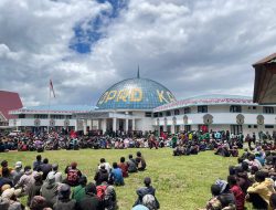 Gabungan Organisasi Pemuda Demo Tolak Kehadiran TNI Non Organik di Jayawijaya