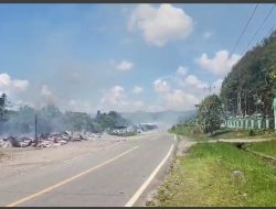 Perkataan Menyinggung Teman, Picu Kerusuhan di Yalimo Sejumlah Rumah Dibakar Massa