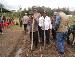 Dukung Swasembada Pangan Nasional 2025, Polres Jayawijaya Buka Lahan Jagung