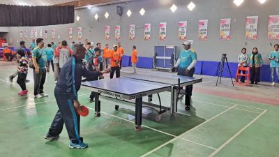 59 Atlet Siap Berlaga di Kejuaraan Terbuka Tenis Meja Piala Bupati Jayawijaya 2025