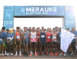 PLN Sukses Gelar Merauke Electric Run 2025 di Monumen Kapsul Waktu
