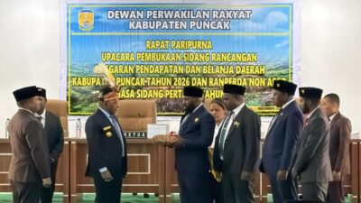 Sidang Paripurna DPRK Puncak Bahas RAPBD 2026 dan Lima Raperda non APBD