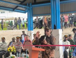 Bupati Elvis Tabuni Resmikan Pasar Repsentatif bagi Mama-Mama Pedagang Asli Papua