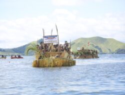 Hari Juang TNI AD, Koops Swasembada Gelar Festival Dayung Sentani 2025  
