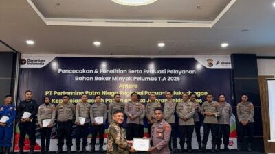 Pertamina Patra Niaga Regional Papua Maluku –Polda Papua Evaluasi Layanan BBM 2025