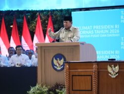 Gubernur Fakhiri Hadiri Rakornas 2026, Prabowo Dorong Sinergi Pusat dan Daerah
