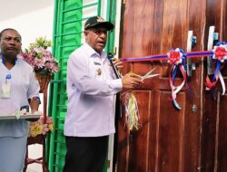 Bupati Spei Bidana Resmikan Gedung Rawat Inap dan Ruang Radiologi RSUD Oksibil