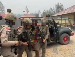 Satgas Damai Cartenz  Tangkap Pelaku Pembakaran Camp PT Unggul